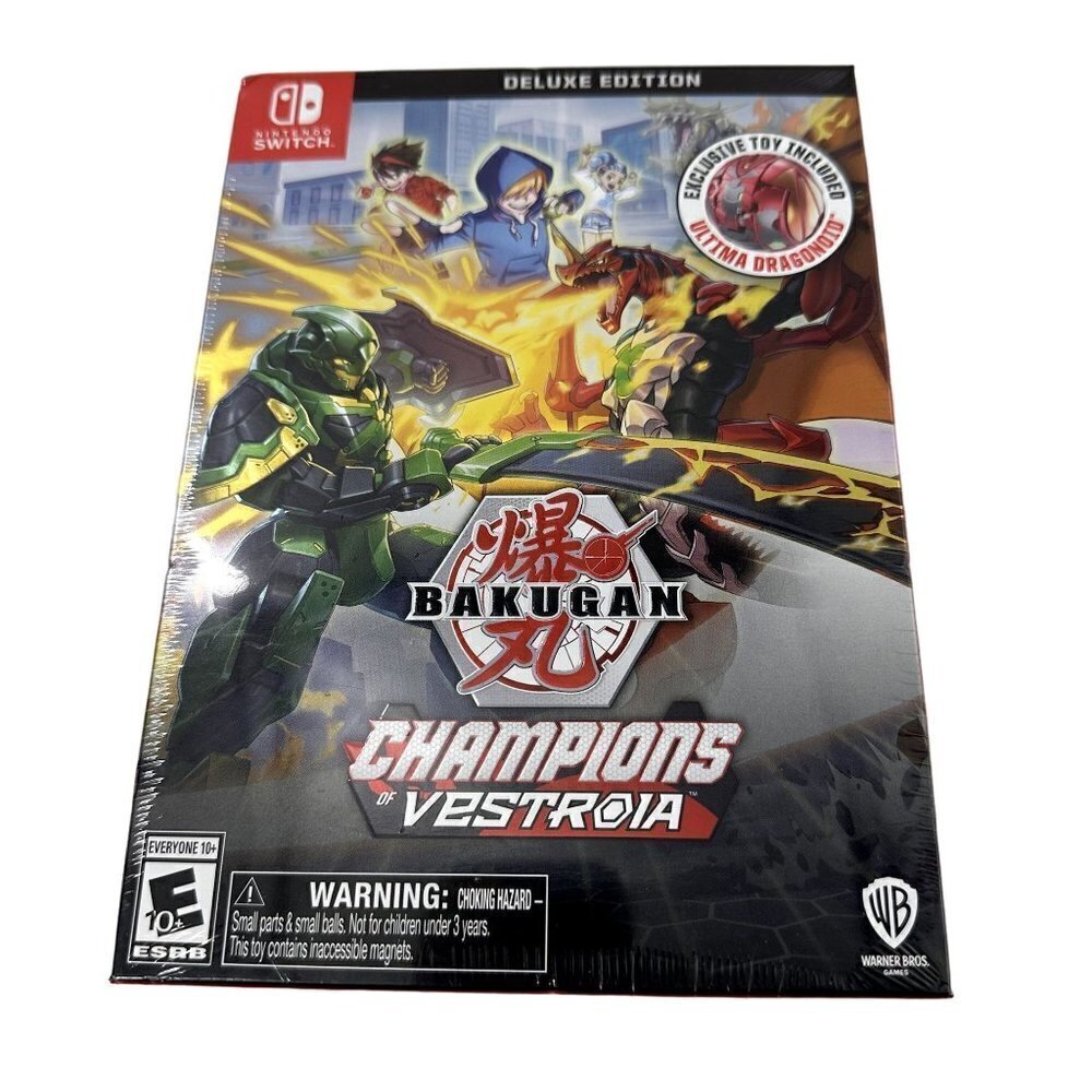 * Bakugan: Champions of Vestroia DELUXE Edition (Nintendo Switch) Toy Included